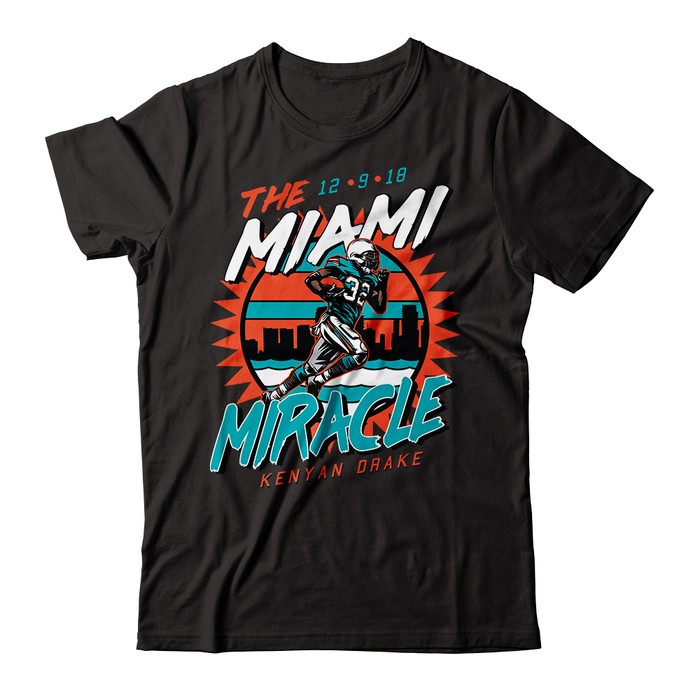 Kenyan Drake, Miami Miracle Campaign - Long Sleeve Tee