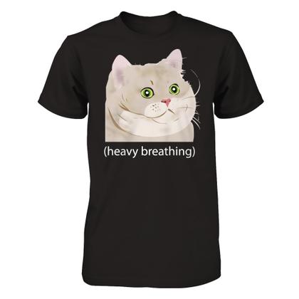heavy breathing cat