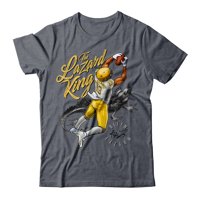 Allen Lazard, 'Lazard King' Apparel - Female Women's Slim Fit Jersey T-shirt