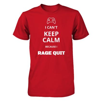 Gamer Short Sleeve T-shirt rage Quitter 